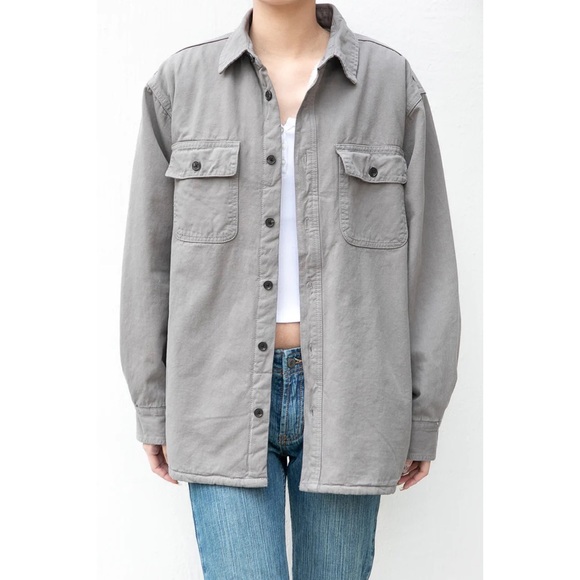 Brandy melville gray fabianne fur jacket - Picture 2 of 6